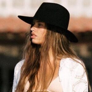 Lack Of Color Black 100% Australian Wool Cloche Wide Brim Hat